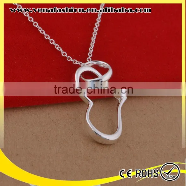 Heart Model 925 Sterling Silver Jewelry Wholesale Necklace Quality Choice photo-2