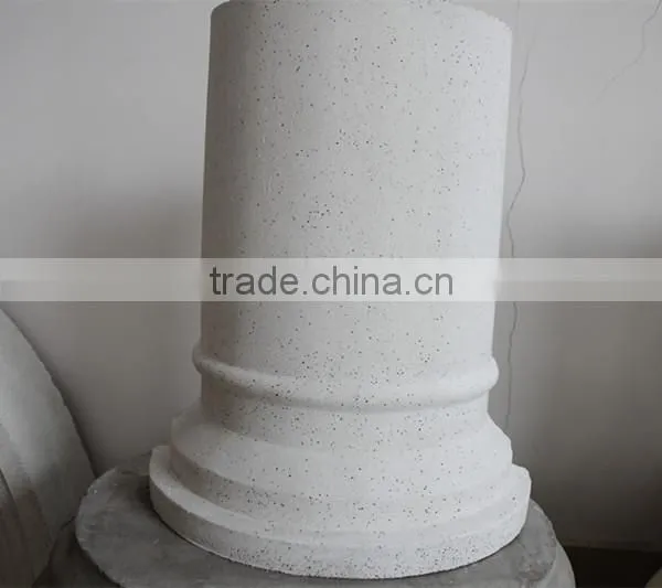 Hotel Exterior Decoration Roman Style Construction Material GFRC Column photo-2