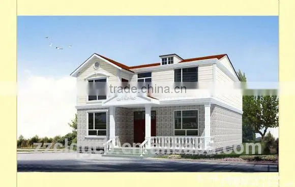 Luxury Wooden Villas With Light Guage Steel