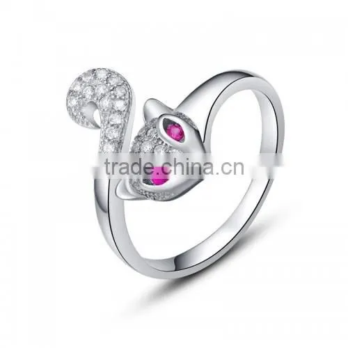 Wholesale 925 Sterling Silver Jewelry Set Fox Silver Jewelry Silver Fashion Jewelry Set For Ladies photo-3