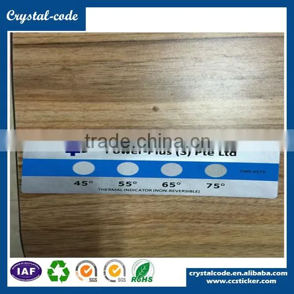 Custom Printed Temperature and Color Change Sticker Label photo-2