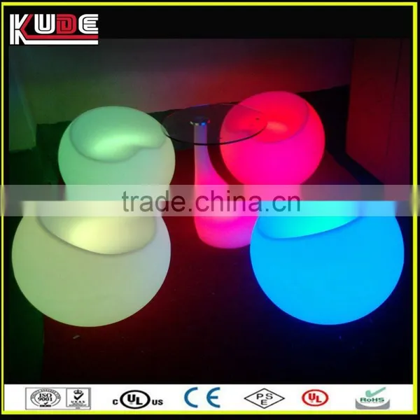 RGB Color Changing Hotel Party and Home Used LED Stool, Funny Apple Shaped Stool photo-6