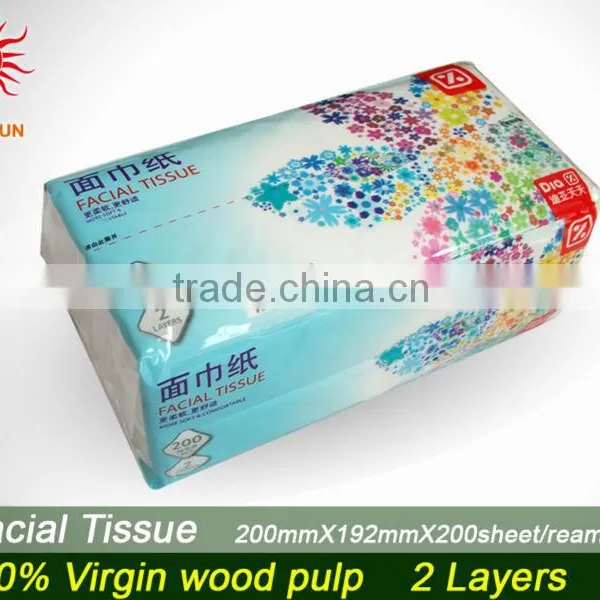 Soft Pack Facial Tissue