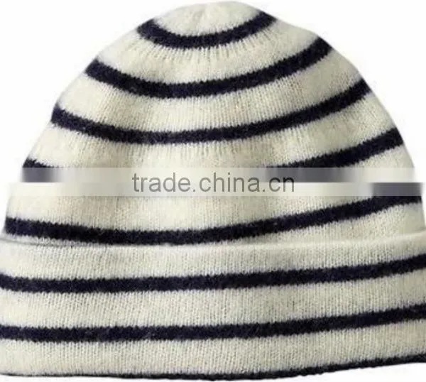 WINTER HAT:- ALL TYPES OF PLAIN & STRIPE KNITTED HAT
