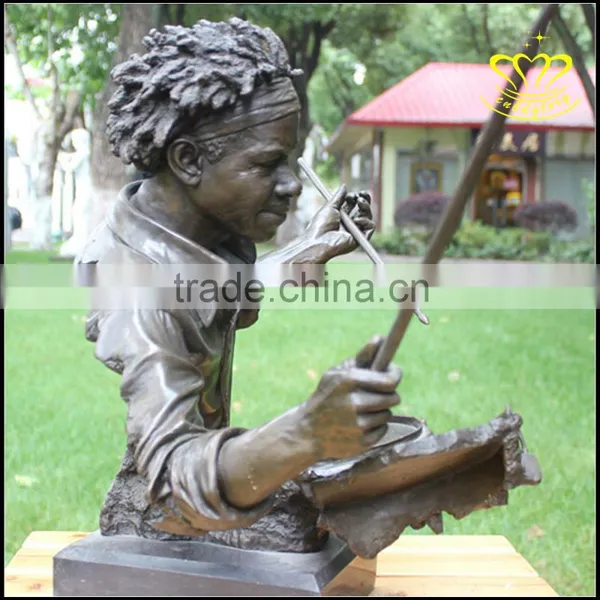 The Musician Copper Sculpture Home Decoration European Figure Bronze Crafts photo-2