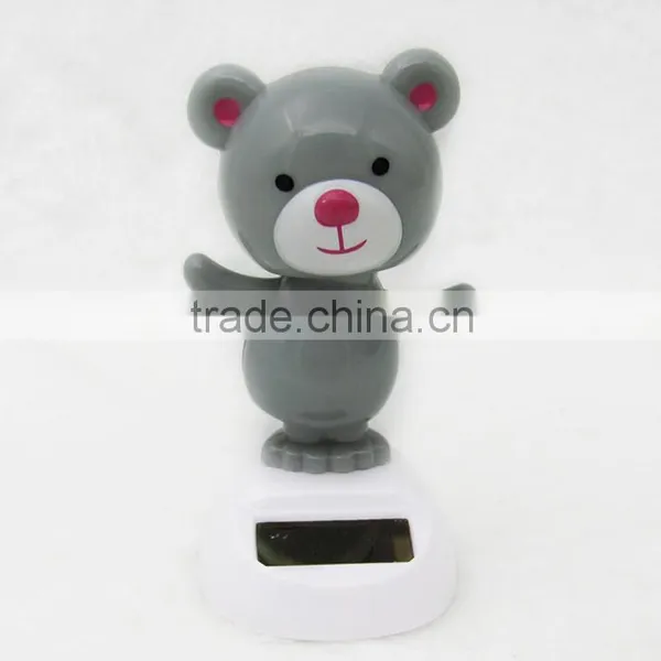 Flip Flap Solar Bear ,solar Dancing Flower,Automotive Decoration photo-2