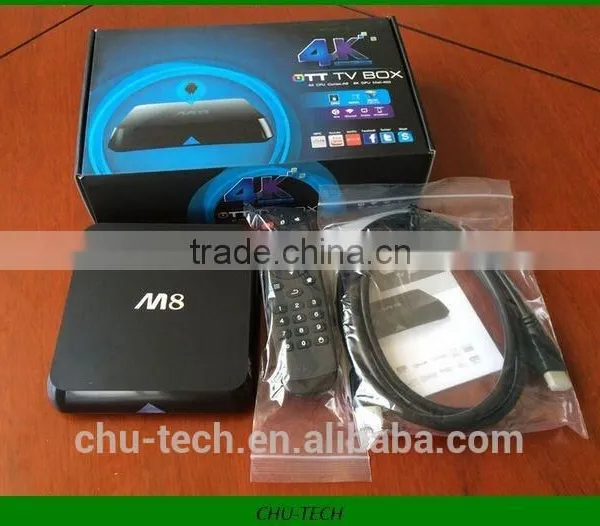 Android TV Box Amlogic S802 M8 2.0GHz 2GB RAM 8GB 4K Smart tv Box