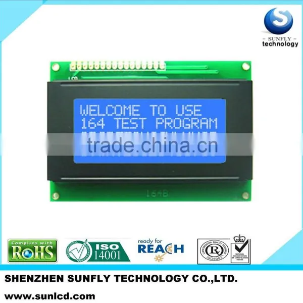 16x4 LCD SPLC780D Blue Negative Glass 16x4 Lcd Display Module photo-2
