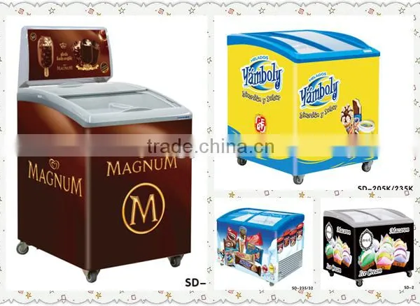 100-600L Chest Refrigerator Chest Freezer Ice Cream Refrigerator Ice Cream Freezer photo-6