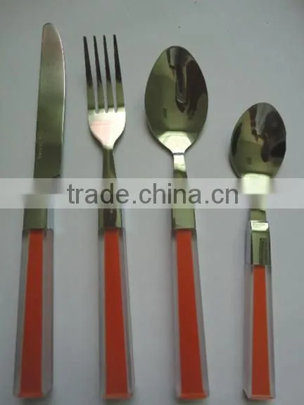 New Product Hand Polish Plastic Cutlery B268