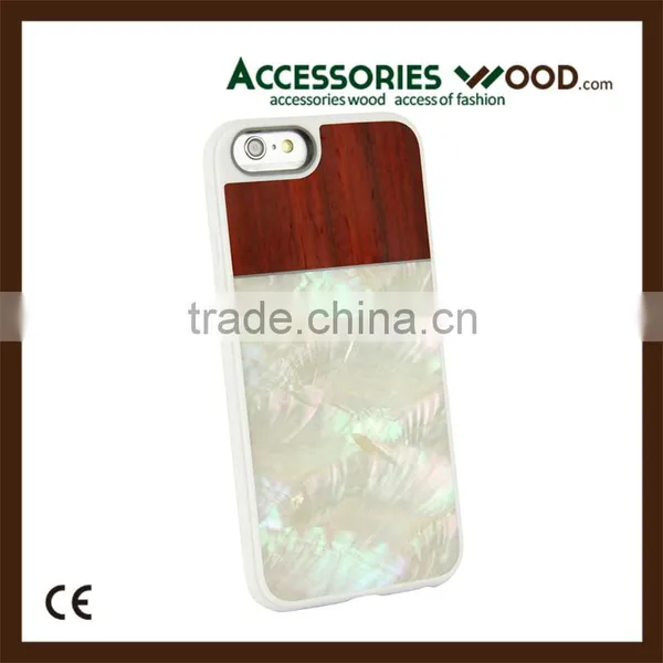 Natural Shell Wooden Mobile Phone Cover for Iphone photo-2