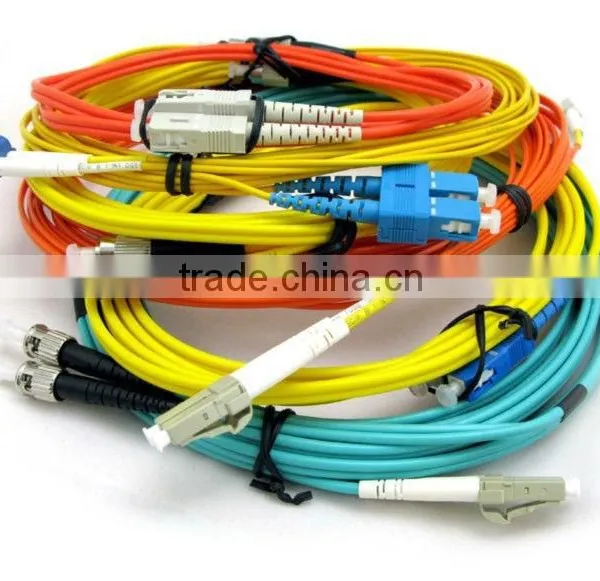 SC LC FC 2m 3m 5m SM /MM Pvc/lszh G652,G655,G657 0.9/2.0/3.0 Fiber Optic Patch Cord Price,optical Fiber Patch Cord Cable photo-2