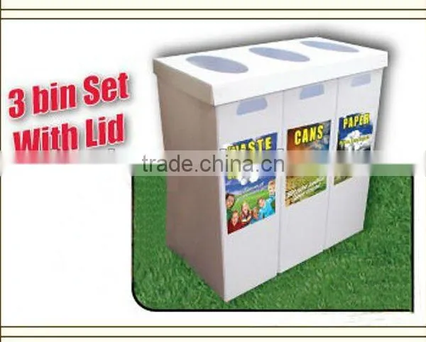 Affordable corrugated plastic recycle bin