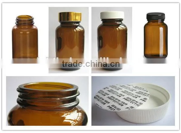 120ml Brown Wide Mouth Glass Pills Bottle Supplier