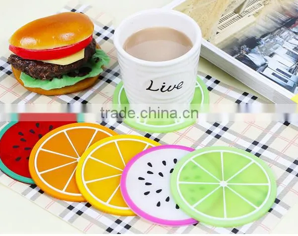 Different Fruit Shape Silicone Cup Pad photo-6
