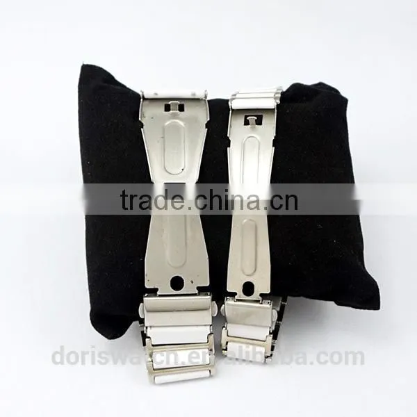 High-tech Stainless Steel And White Ceramic Watch Design Steel Ceramic Watch Couple photo-4