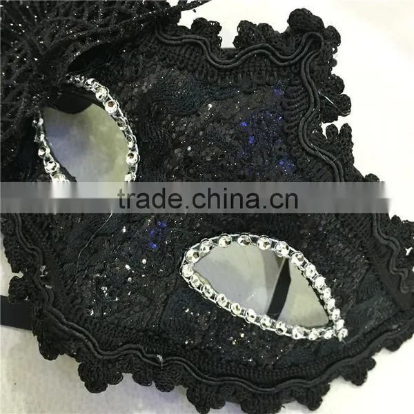 Fashion Party Mask, Venetian Mask, Halloween Mask With Flower photo-3
