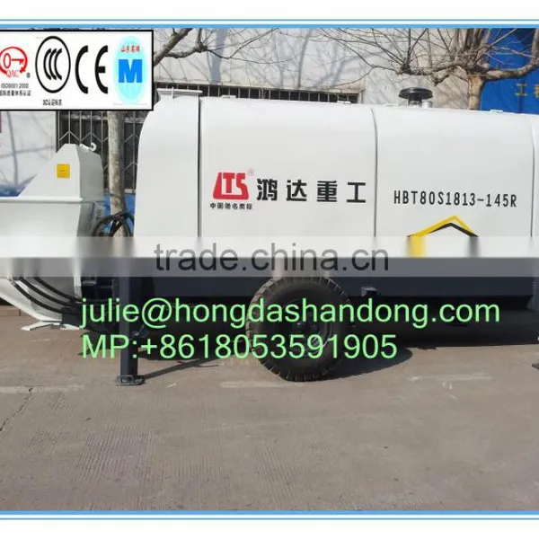 HONGDA Trailer Concrete Pump S-valve-HBT60S1816-110 Passed CE electric motor