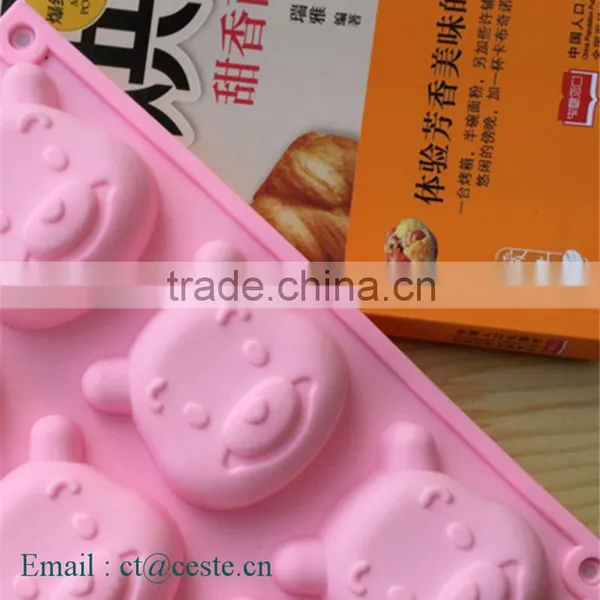CTBED121 Silicone Soap Molds for Mp Soap Making Symphony 6 Piece In One Winnie Bear photo-3