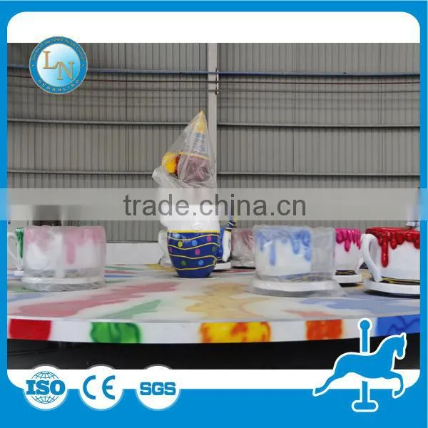 2016 Lino Carnival Family Rides Type Amusement Tea Cup Park Rides for Sale photo-4