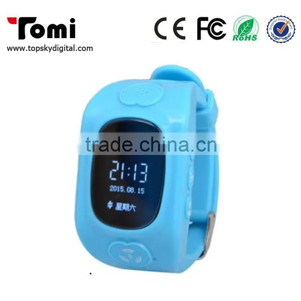 Child Wrist Watch Phone Position Monitoring Kids Gsm Gps Tracker Watch photo-4
