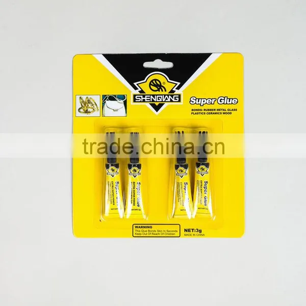 Super Glue in Aluminium Tube 1.5g,4pc Cyanoacrylate Adhesive in Aluminium Tube 3g photo-2