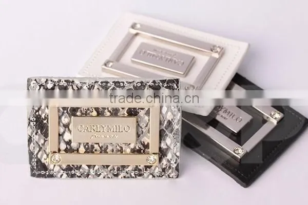 Fashion Pattern Leather Jeans Patch With Rhinestone Decoration photo-4
