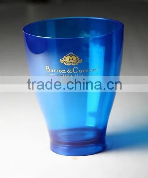 Clear Plastic Oval Ice Bucket