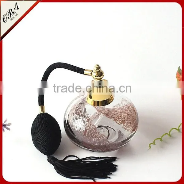 2016 Factory Wholesale High Grade Hand Blown Air Bag Pump Perfume Glass Bottle 80ml photo-2