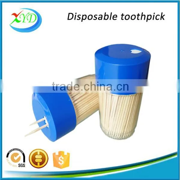 200 Piece Plastic Jars Packaging Wooden Tooth Pick photo-3