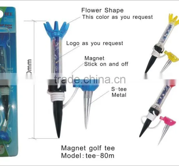 Magnet Golf Tee, Wooden Golf Tee, Plastic Golf Tee,tee,