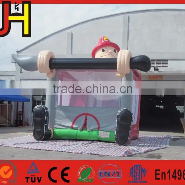 Commercial Grade Bounce House 100% PVC Inflatable Castle Jump With Blower photo-5