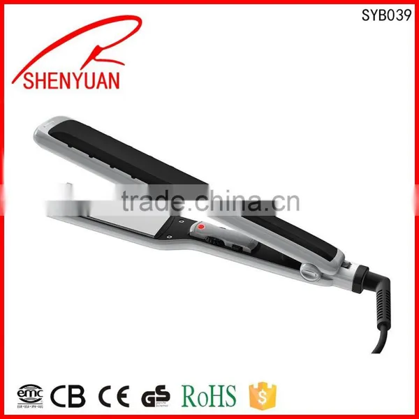 Salon Solid Ceramic Plate Hair Straightener Hot Selling Ionic Titanium Plate USA KOREA Good Quality High Pwoer Straighten photo-2