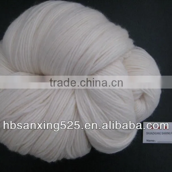 FRESH!!!100% Merino Chenille Wool Yarn, 8NM - 16NM,raw White/bleached White/dyed Color photo-2