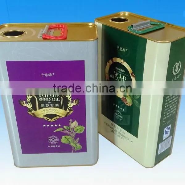 3L Blend Oil Tin Can photo-4