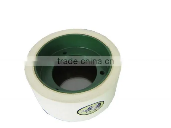 4" PU Iron Cast Drum White Rice Dehusking Robber Roller photo-2