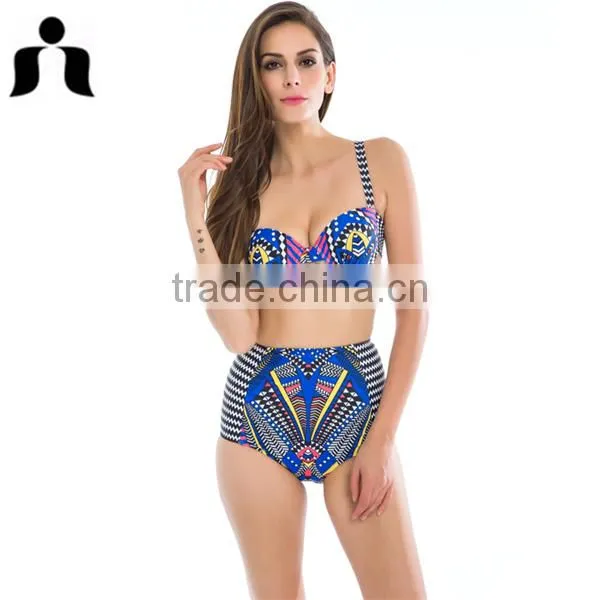 2017 Hottest New Fashionable High Waist Swim Wear photo-2