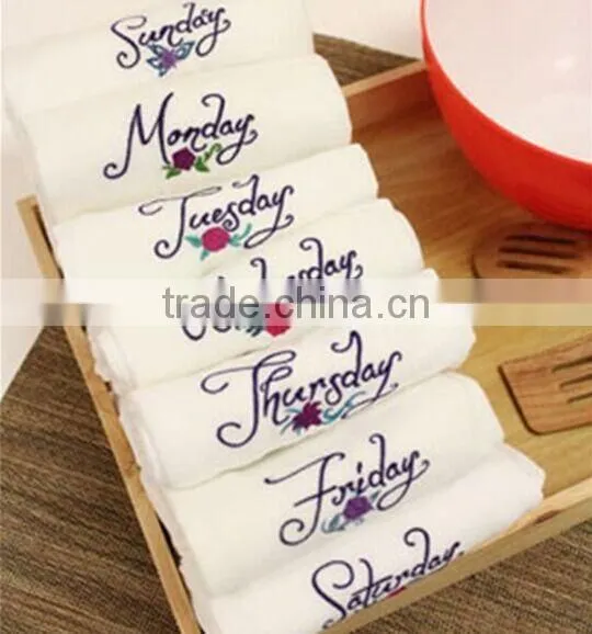 100% Cotton Table White Cloth Napkin Dinner Napkin photo-2