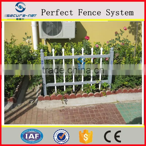 China Professional Factory Steel Tubular Fencing, Galvanized Wrought Iron Security Fence, Galvanized Iron Railing photo-4