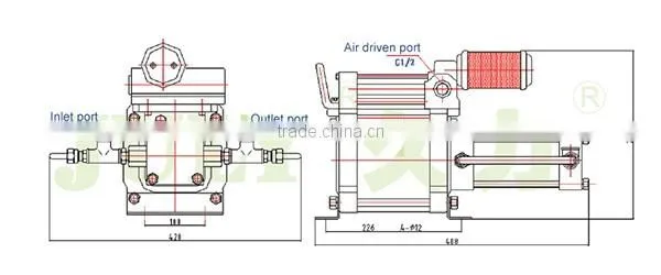 Low Price JULY Customed Air Driven Air Amplifier photo-2