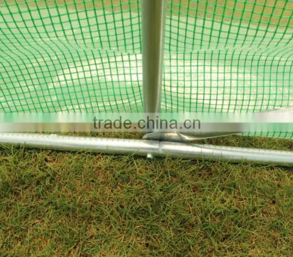 Garden Polytunnel Greenhouse Galvanised Steel Frame Poly Tunnel 8mx4m x 2.3m photo-5