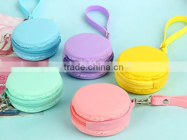 New Products Silicone Waterpoof Macarons Woman Wallet for Travel photo-4