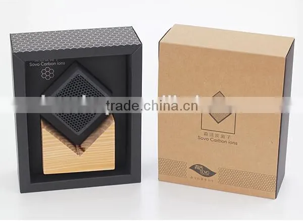 New Arrival Honeycomb Activated Carbon Air Purifier With a Wooden Holder Superfine Particle Carbon Air Purifier photo-5