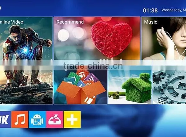 Smart TV Box Android 5.1 Amlogic 2GB+16GB H96 Plus Android TV Box Kodi Pre-installed Internet TV Box photo-4