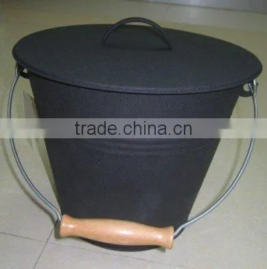 Metal Coal Bucket With Shovel photo-6