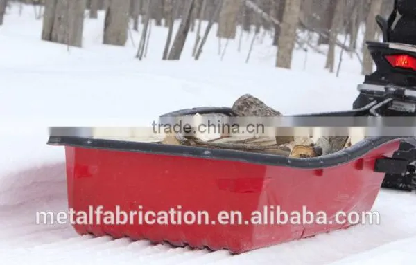 Plastic Heavy Duty Sled in Red Color photo-6