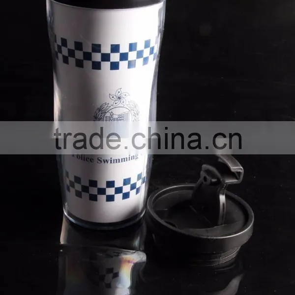 12oz BPA Free Paper Insert Double Wall Plastic Tumbler/ Thermo Mug photo-5