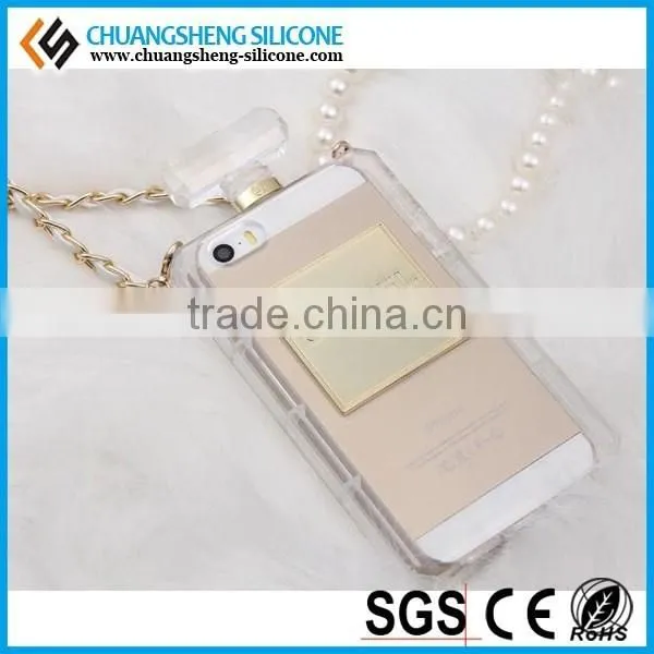 Luxury Diamond Rhinestone Perfume Bottle Case for IPhone 6 / 6 Plus/ 4 4S 5 5S for Samsung S4 Note 2/3 Mobile Phone Covers photo-4