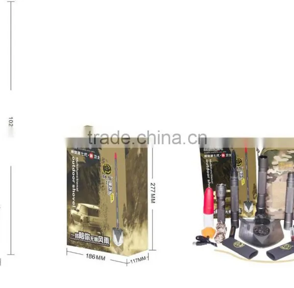 Winter Auto Emergency Vehicle First Aid Kit Multifunction Shovel With More Than 25 Functions photo-4