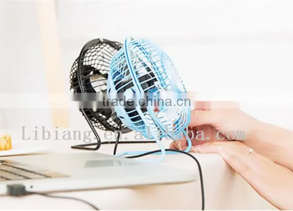 8 Color 4" Steel Structure Wtih Rubber Fan Portable USB Cooling Mini Fan or Air Conditioner Fan photo-5